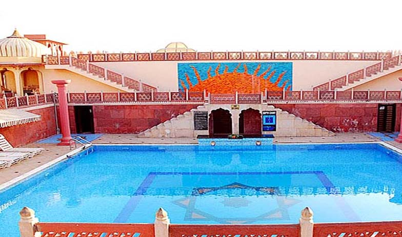 Swimming Pool in Chokhi Dhani Hotel, Jaipur